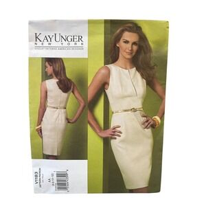 Kay Unger V1183 Misses Dress Sewing Pattern Sizes 6-12 Classic
